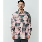 シャツ ムラブリーチチェックネルシャツ メンズ