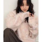 ショッピングTOKYO ニット セーター 「NOGLE/ノグル」MIXシャギーボリュームショートニット レディース