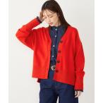 カーディガン SHIPS Colors:「手洗い可能」フラッフィー Vネック カーディガン レディース