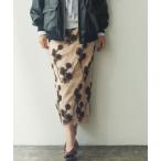 スカート ＬＵブーケ刺繍タイトスカート