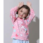 ショッピングサンリオ tシャツ サンリオ スイーツ総柄ロンT 1038K キッズ 子供服 女の子