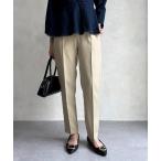 パンツ 「セレモニー対応可」フロッキードットテーパードパンツ レディース