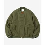 ミリタリージャケット モッズコート rehacer : Slant Twill Bomber Jacket / スラント ツイル ボンバー ジャケット
