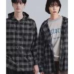 シャツ ヴィンテージフードチェックシャツ メンズ レディース