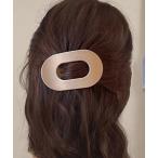 ヘアクリップ マットカラーワイドヘアクリップ