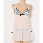 [Elegant baby doll] элегантный топ & шорты! монохромный тюльпан вышивка . изысканный дизайн 