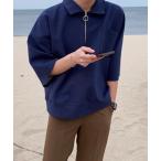  рубашка-поло [NOWLE] половина Zip большой размер рубашка-поло мужской 