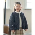 ブルゾン アウター アソート総刺しゅうノーカラーブルゾン キッズ 子供服 女の子