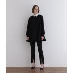 パンツ 起毛２ＷＡＹツイルスリットパンツ