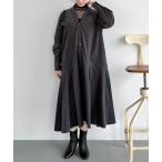 ワンピース コーデュロイカラーレスワンピース