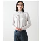 tシャツ ラグウォーム ギャザータートルネックカットソー レディース