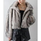 ブルゾン アウター MIXファースタンドジップブルゾン レディース