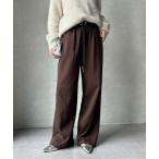 パンツ 「WEB限定」サイド切替ワイドパンツ レディース
