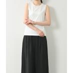 タンクトップ ノースリーブ コットンきれいめフライス両Ａ面タンクトップ レディース