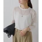 tシャツ トリコットメッシュカットソー レディース