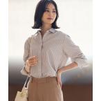 ブラウス シャツ ストライプシャツ「シワになりにくい」 レディース