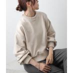 tシャツ スエードポンチ袖ボリュームプルオーバー レディース