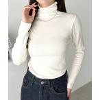 tシャツ タートルネックトップス レディース