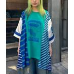 「Candy Stripper」 半袖カットソー FREE エメラルド レディース