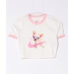 「NIKE」 半袖Tシャツ M クリーム レディース