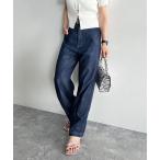 [PAGEBOY] Denim брюки S темно-синий женский 