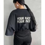 ショッピング半袖シャツ 「AMERICANA」 半袖Tシャツ F ブラック レディース