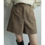 パンツ Herringbone Short Pants レディース