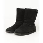 「EMU Australia」 ムートンブーツ 24cm ブラック レディース