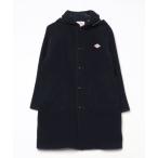 「DANTON」 ワンポイントコート 38 ネイビー レディース
