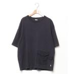 [CHUMS] короткий рукав футболка L черный мужской 