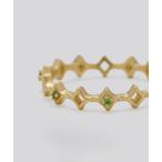 指輪 リング 「Bilan」Lozenge ring/ジグザクサークル　透かし石あり レディース