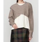 ショッピングケープ ニット セーター enrica | ラクーン ニットスリーブケープ WOMEN レディース