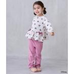 ショッピングセール ボトムス パジャマ 「Disney」ペプラム長袖パジャマ キッズ 子供 女の子