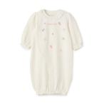 ベビー服 ロンパース バラ刺しゅう　2wayオール