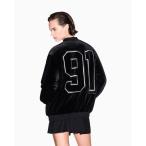 ブルゾン アウター 「A|X アルマーニ エクスチェンジ」ストレッチベルベット ブルゾンジャケット レディース