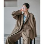 ショッピンググレー ジャケット テーラードジャケット Ｗブレストミドルジャケット　579075 レディース