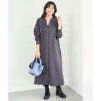 ワンピース 「軽量/ストレッチ」BEAUTY FORM JERSEY キーネックワンピース