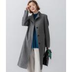 ショッピングウール コート アウター ウールカシミヤビーバー スタンドカラー  コート レディース