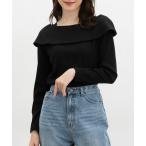 tシャツ オフショル風トップス レディース