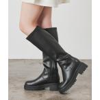 ブーツ 厚底ロングブーツ レディース