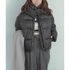 ダウンコート ダウンジャケット ボリュームフード ダウンジャケット レディース