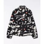 ショッピングロキシー ブルゾン アウター ALABAMA FULL ZIP PRI /ロキシー総柄モコモコジップアップブルゾン レディース