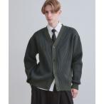 カーディガン プレーティングカーディガン メンズ レディース