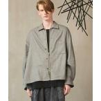 シャツ 「UNISEX」「Italian Dead Stock Fabric」Prime-Over 2way Zip Shirts/プライムオーバー2