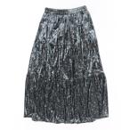 スカート ベロアロングスカート/フラワー/花柄/NEO森ガール