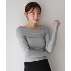 tシャツ ワンショルダーカットソー レディース