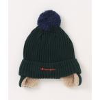 ニット帽 ニットキャップ Champion/チャンピオン　リブミミツキワッチ　キッズ キッズ 子供 男の子 女の子