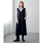 ショッピングジャンパースカート ジャンパースカート メランジ2Wayカルゼジャンスカ