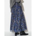 スカート ブラードプリントスカート