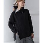 ショッピングＺＡＫＫＡ ニット セーター デザインZIPニットPO レディース